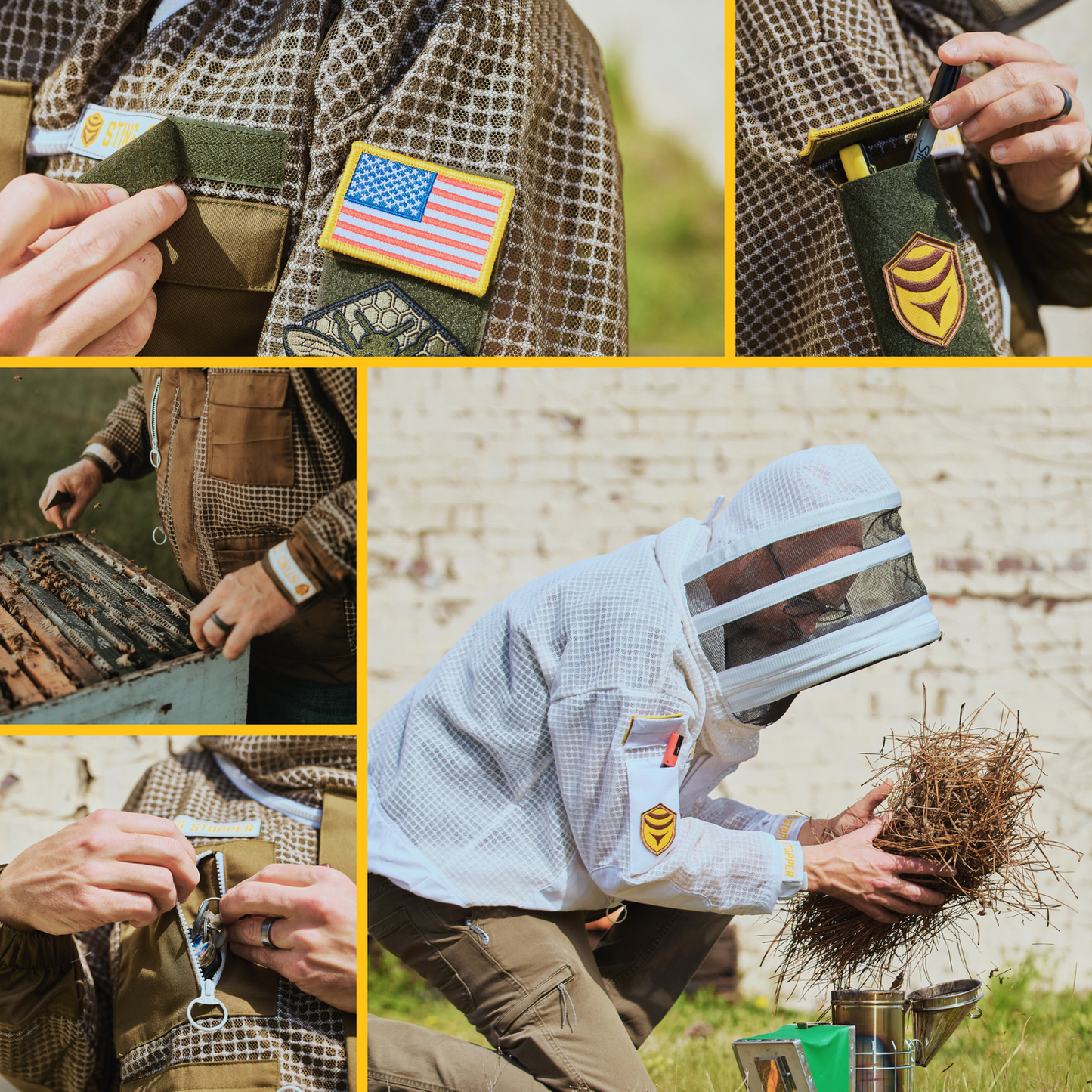 Professional Triple Layer Ventilated Beekeeping Suit All Features