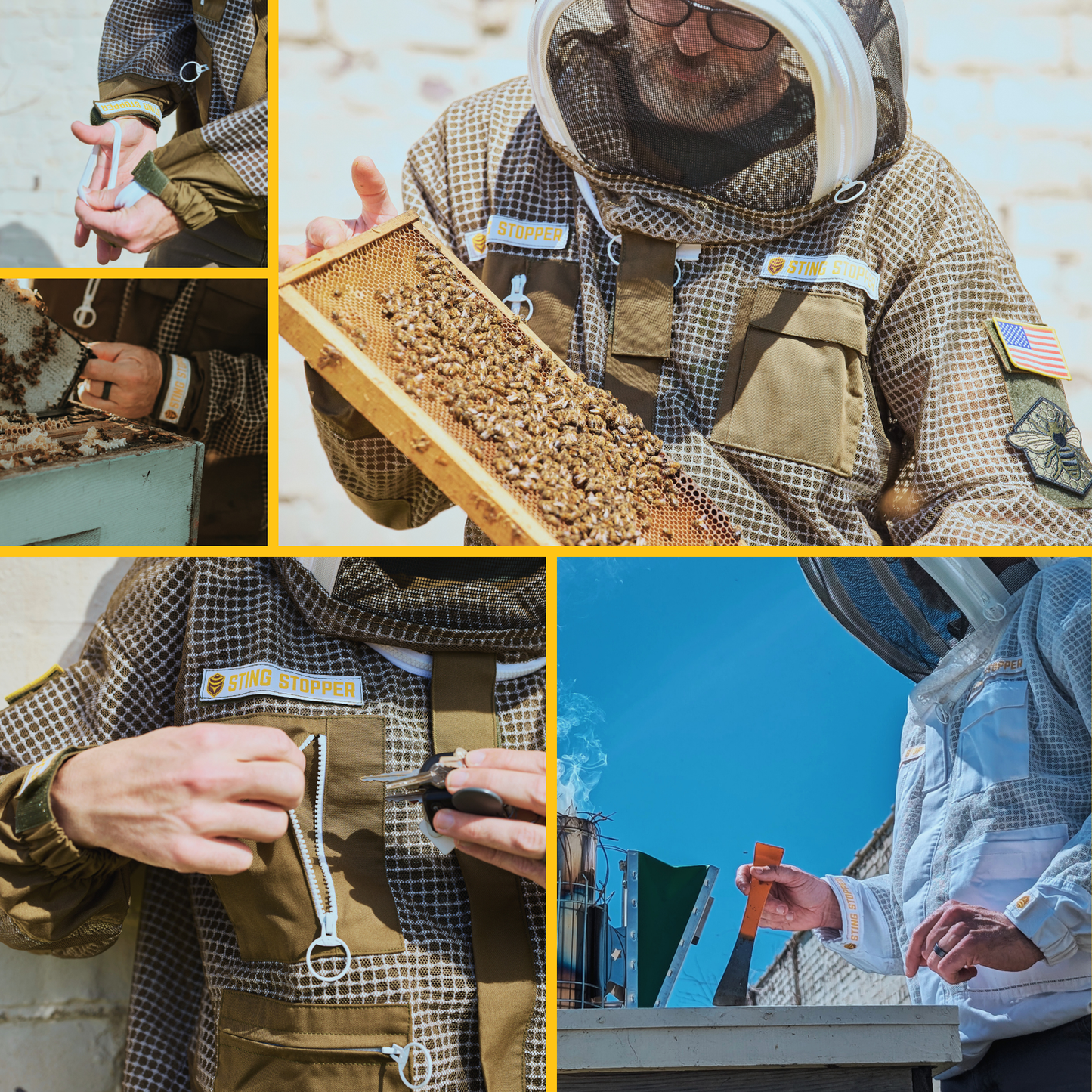 Professional Triple Layer Ventilated Beekeeping Suit All Features