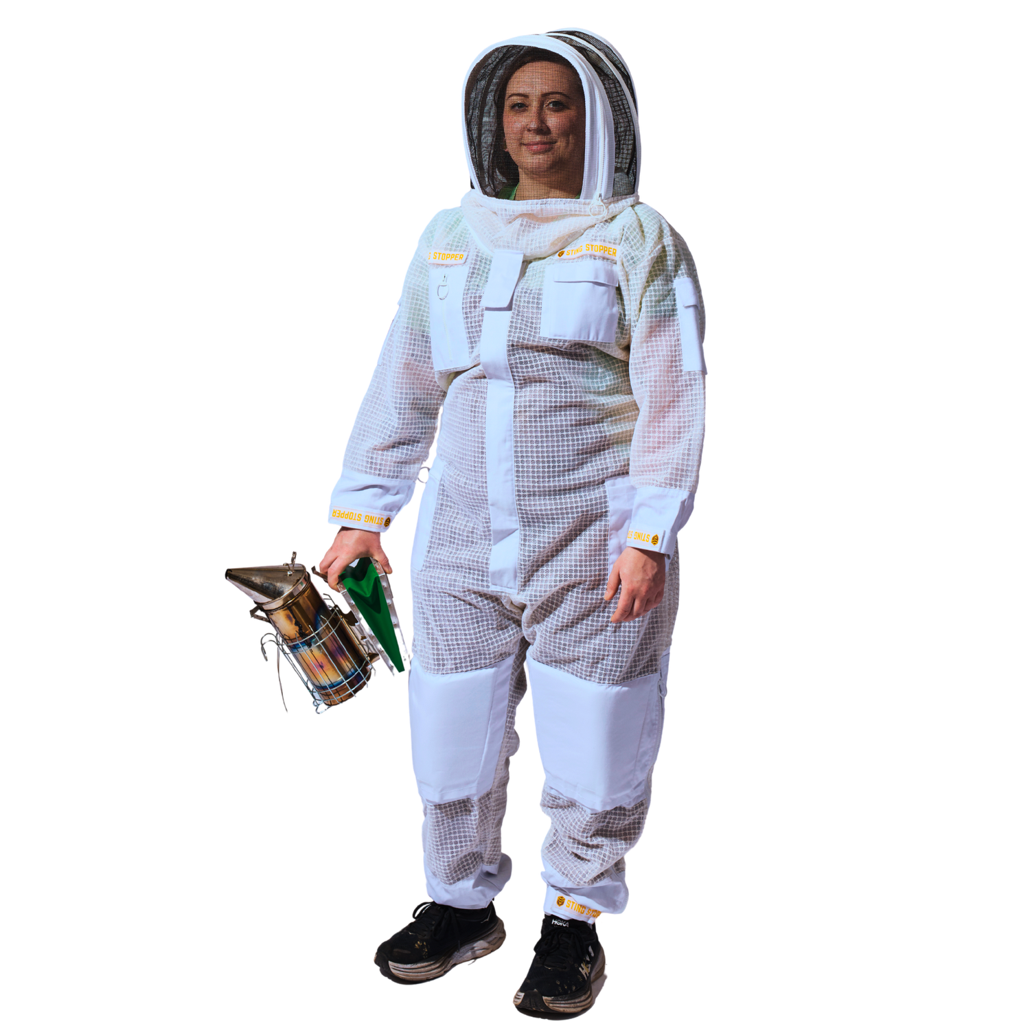 Sting Stopper ventilated beekeeping suit  white