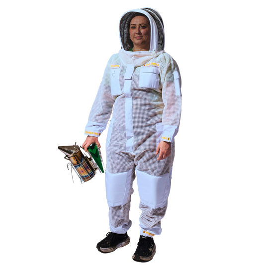 Sting Stopper ventilated beekeeping suit  white