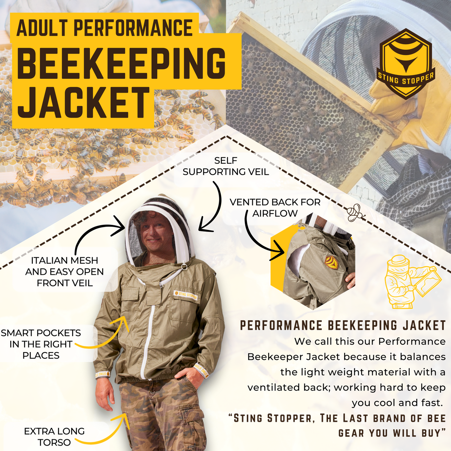 Performance Beekeeping Jacket