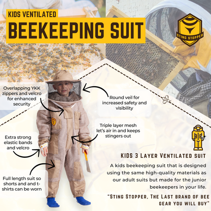 Kids Ventilated Beekeeping Suit