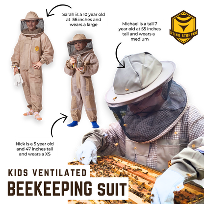 Kids Ventilated Beekeeping Suit