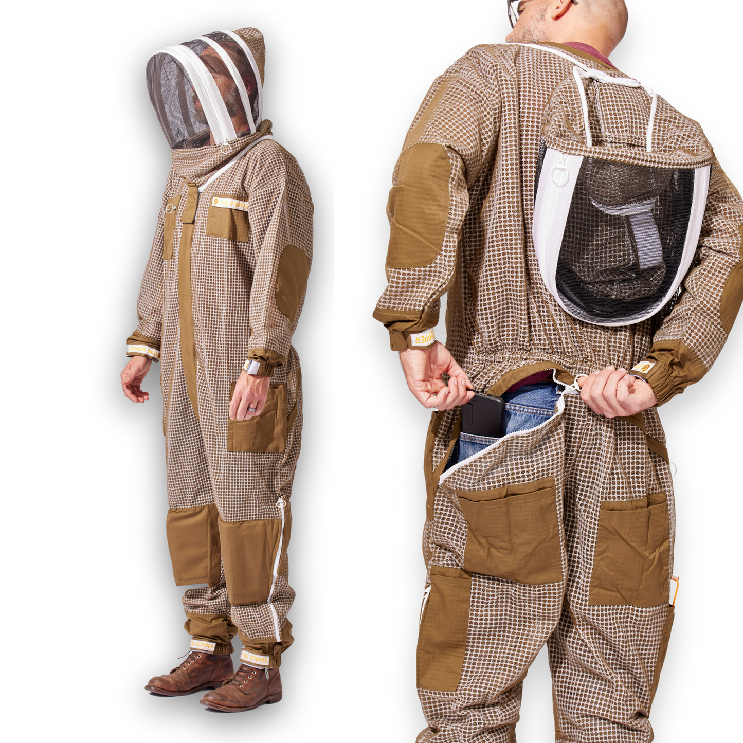 Professional Triple Layer Ventilated Full Beekeeping Suit