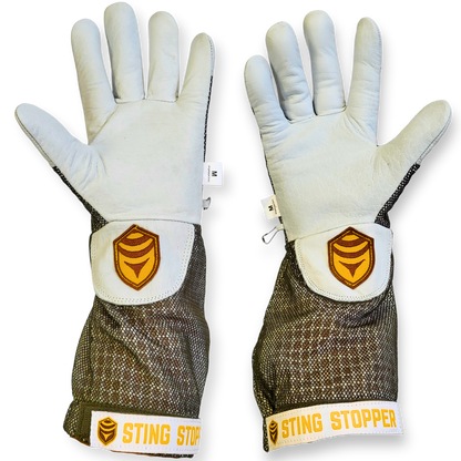Ventilated Goat Skin Beekeeping Gloves