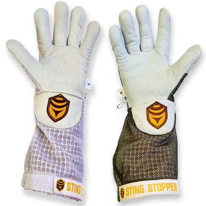 Ventilated Goat Skin Beekeeping Gloves